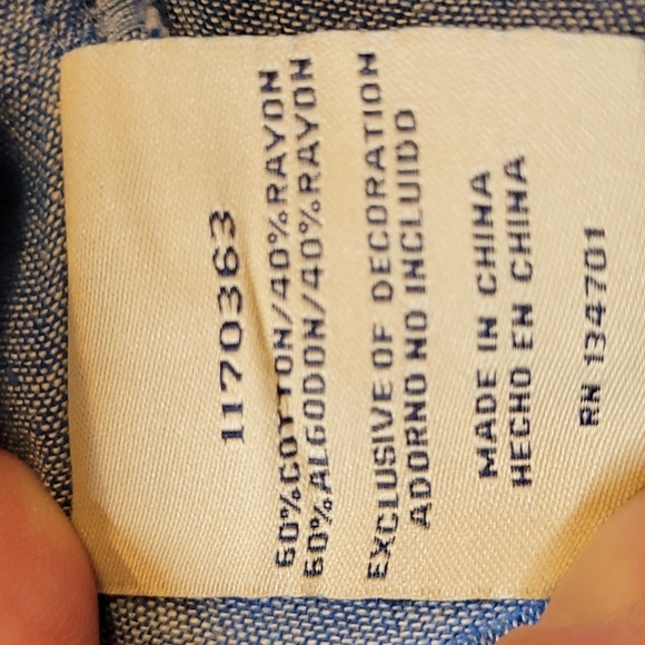 BOSTON TRADERS BLUE LONG ROLL-TAB SLEEVE LINED HOODED BUTTON-UP SHIRT - Picture 15 of 16